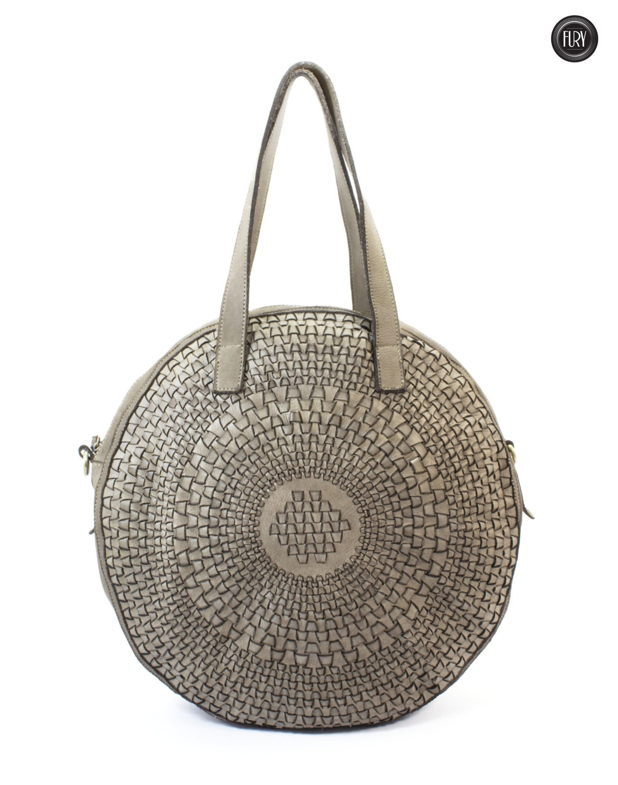 Borsa Aurora in pelle intrecciata