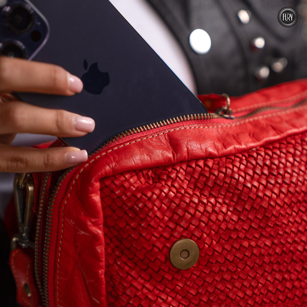 Borsa Siena in pelle intrecciata - Preordine