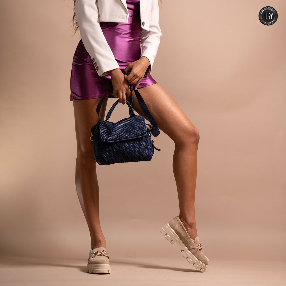 Borsa Siena in pelle intrecciata - Preordine