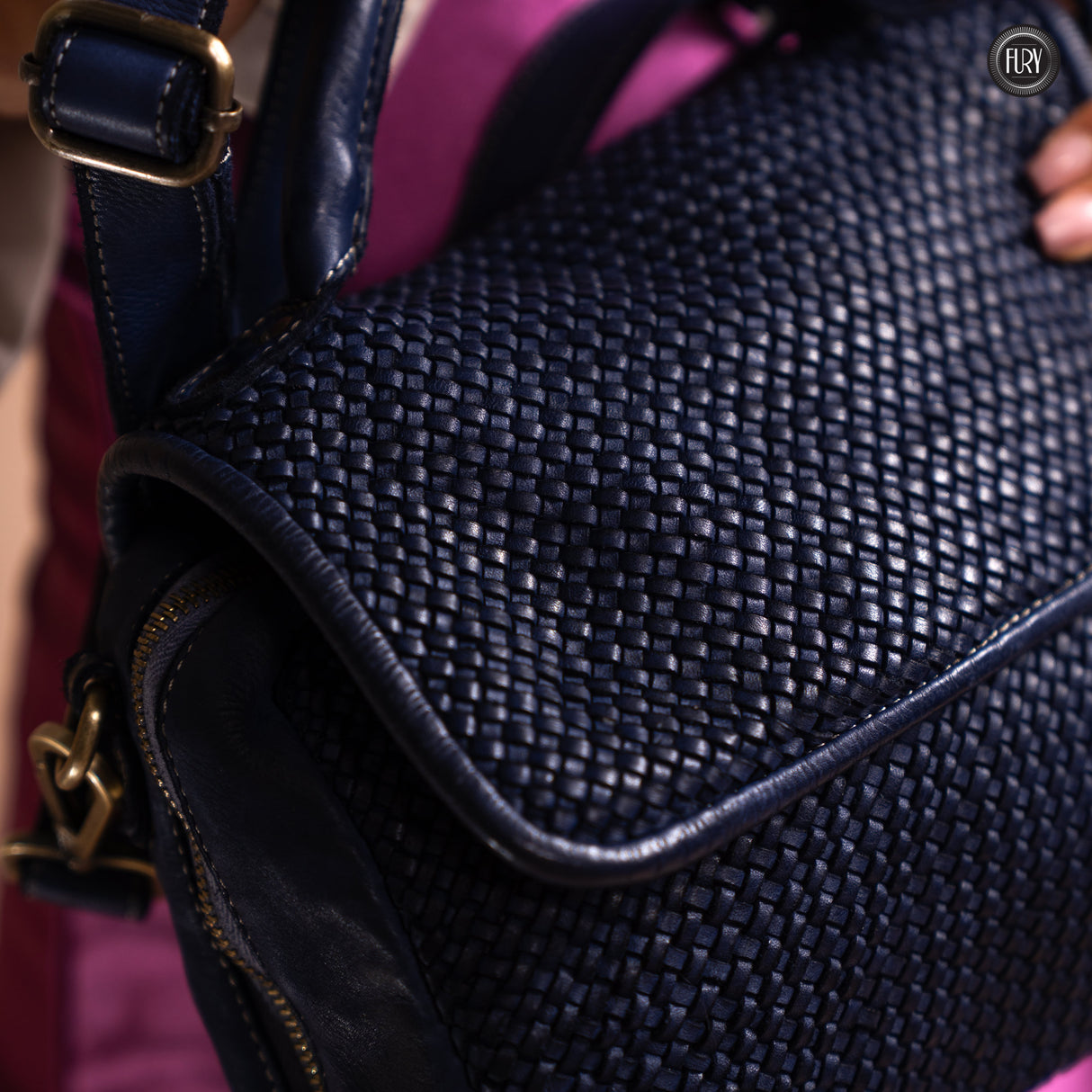 Borsa Siena in pelle intrecciata - Preordine