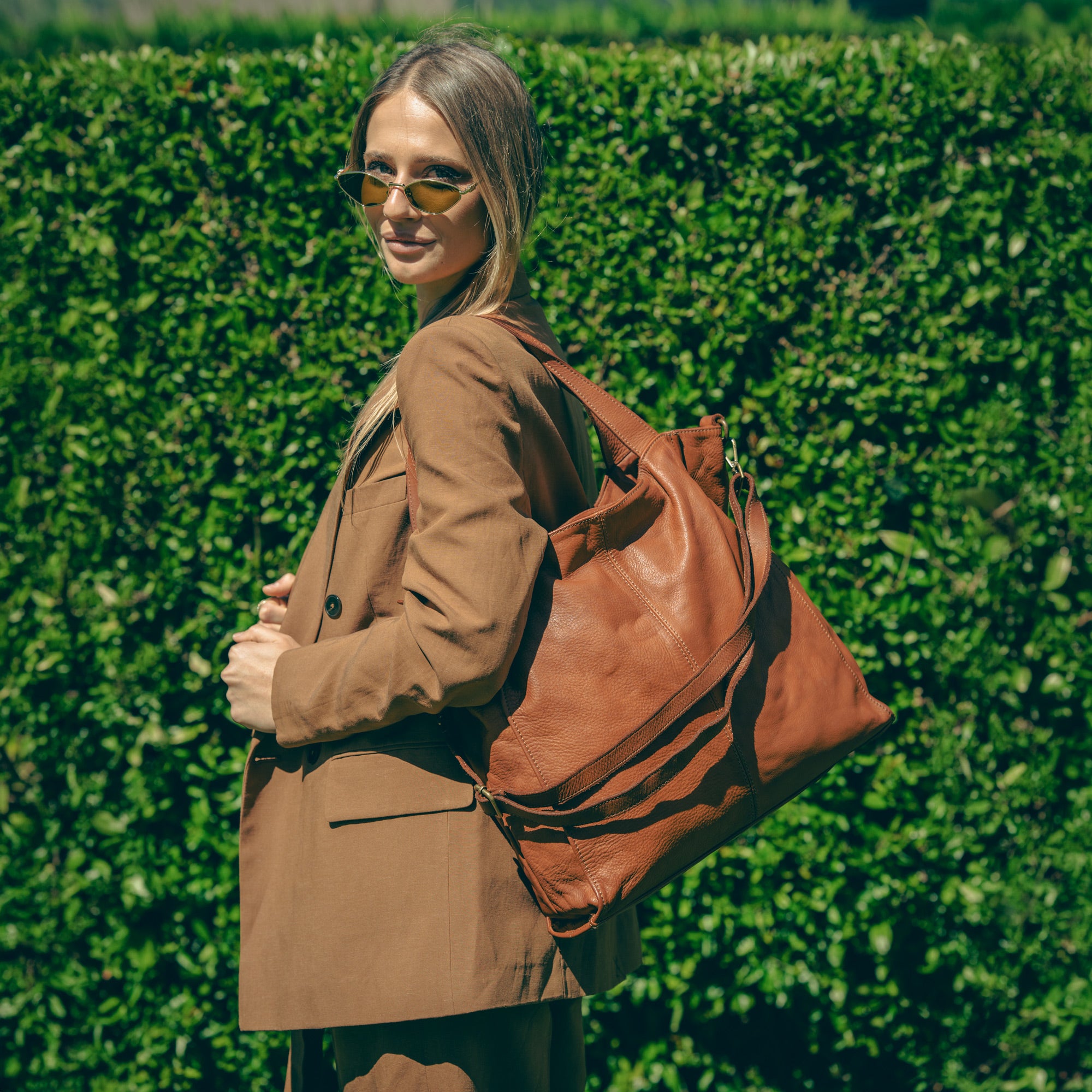 Borsa Leda in pelle