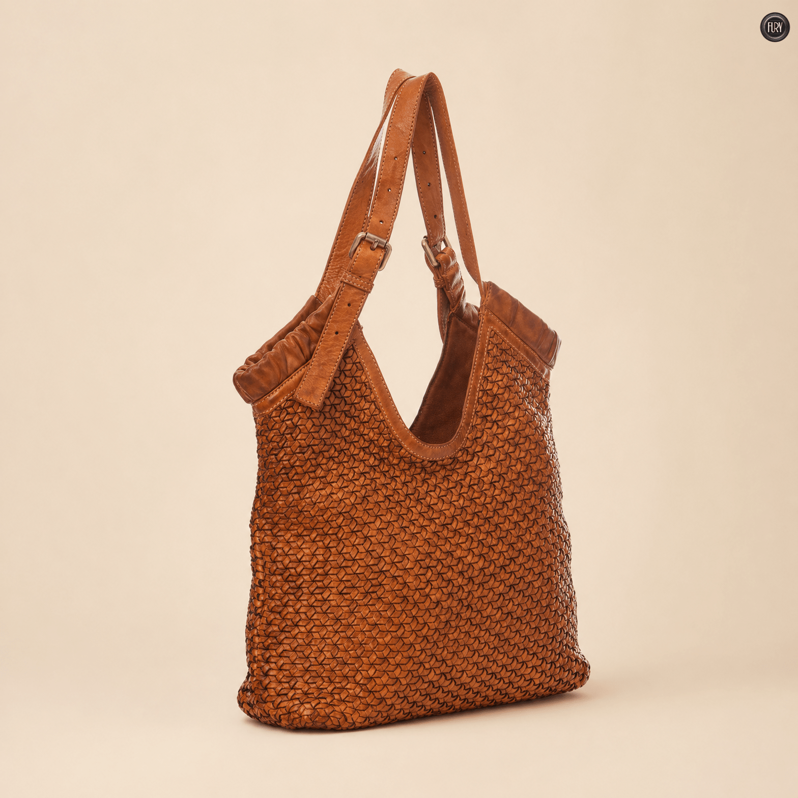 Borsa Anita in pelle intrecciata - Fury