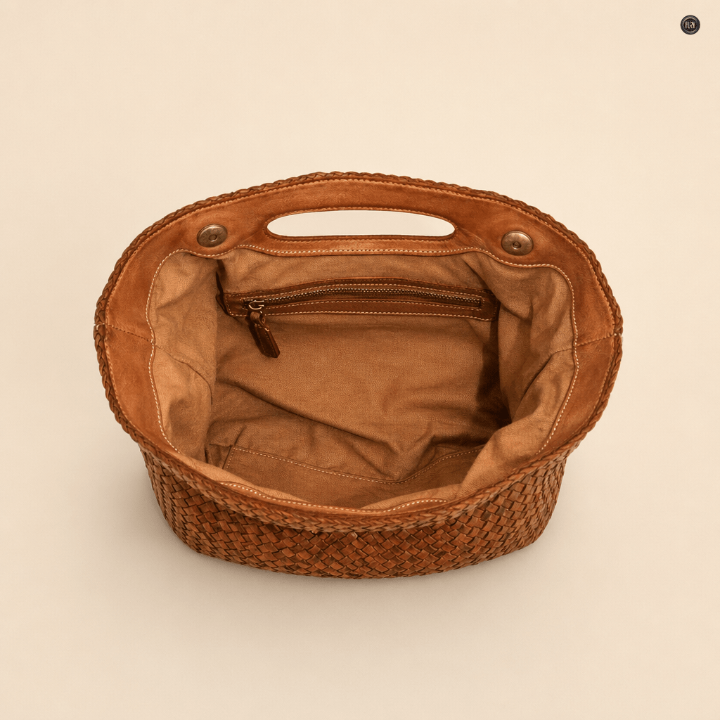 Borsa Artemisia in pelle intrecciata - Fury