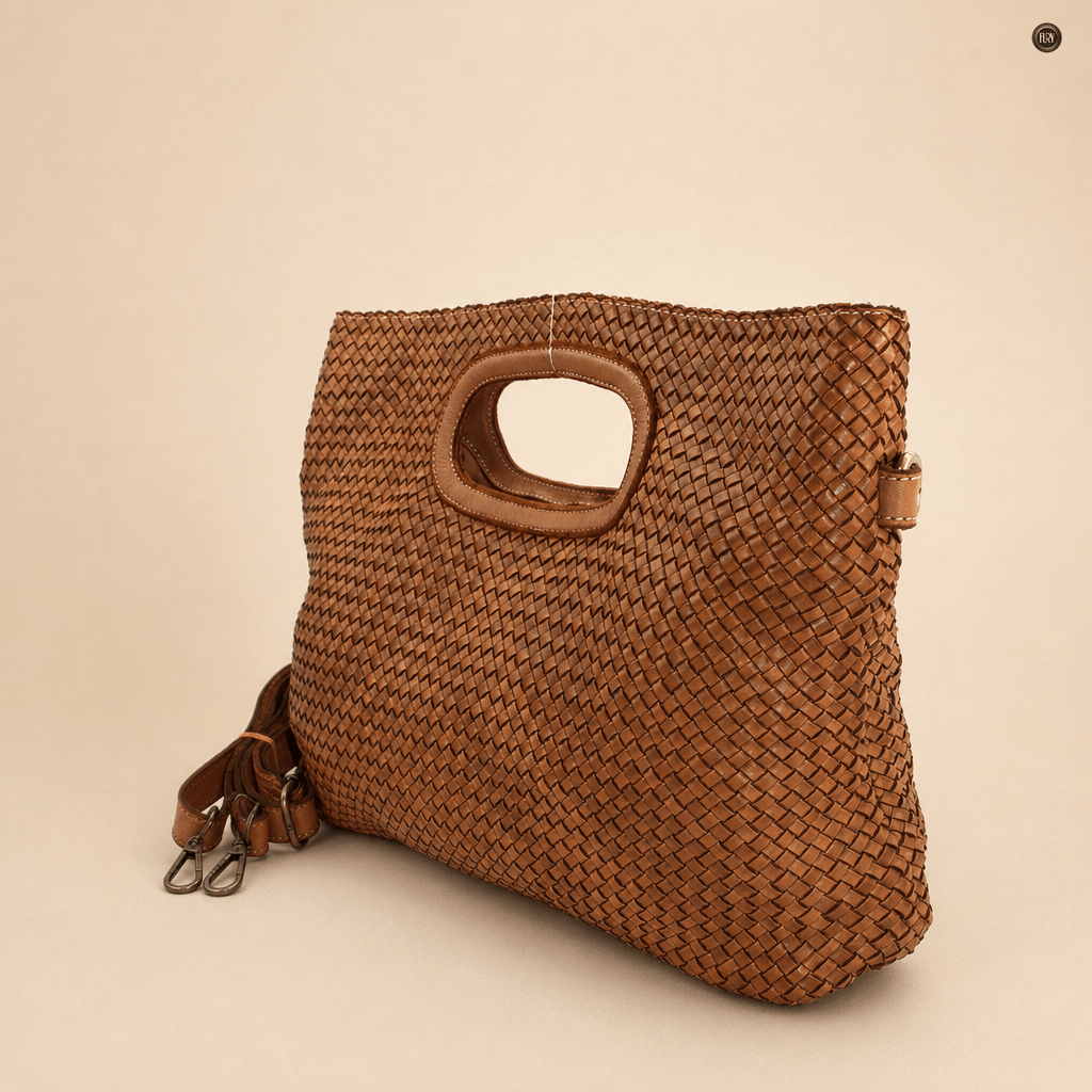 Borsa Artemisia in pelle intrecciata - Fury