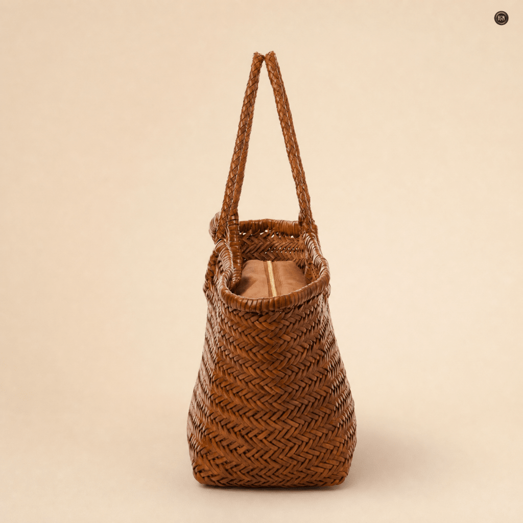Borsa Gemma in pelle intrecciata - Fury