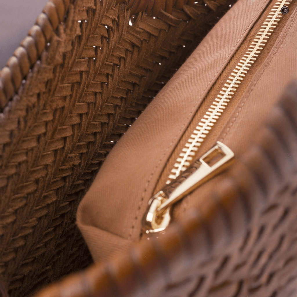 Borsa Gemma in pelle intrecciata - Fury