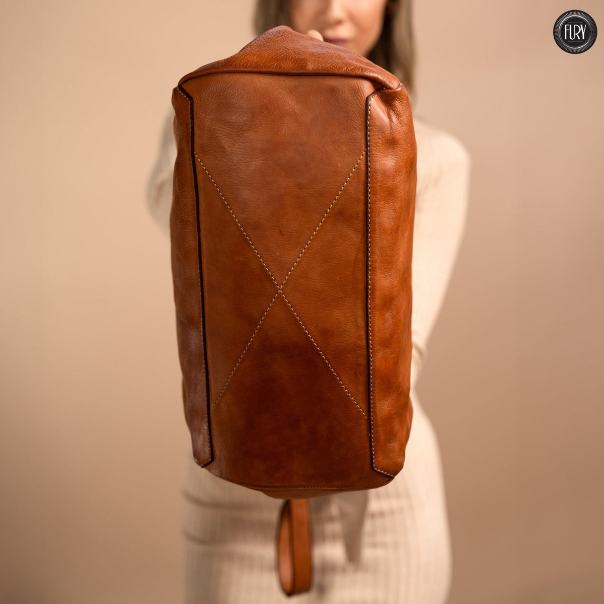 Borsa V in pelle - Fury