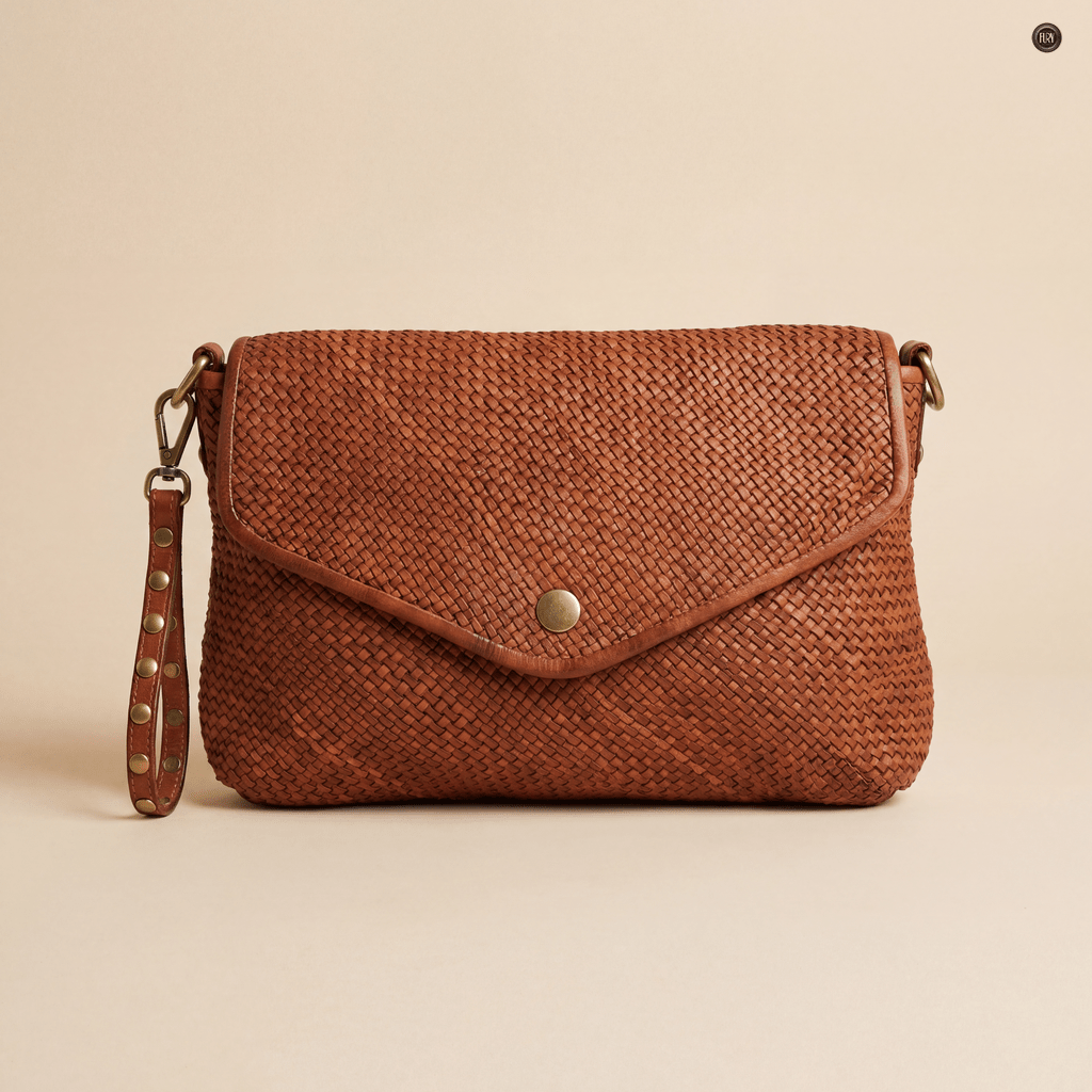 Pochette Sofia in pelle intrecciata - Fury