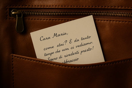 Lettere mai spedite: frammenti d’anima cuciti in pelle