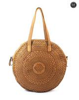 Borsa Aurora in pelle intrecciata