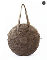 Borsa Aurora in pelle intrecciata