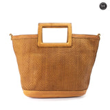 Borsa Aurelia in pelle intrecciata