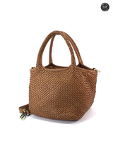 Borsa Alba Maxi in pelle intrecciata