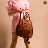 Zainetto Volterra in pelle intrecciata - Preordine