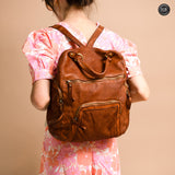 Zainetto Volterra in pelle intrecciata - Preordine