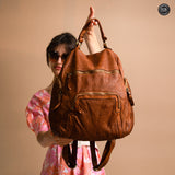 Zainetto Volterra in pelle intrecciata - Preordine