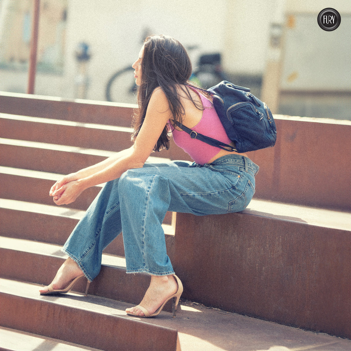 Zainetto Volterra in pelle intrecciata - Preordine