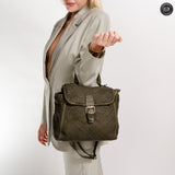 Borsa Camilla in pelle intrecciata