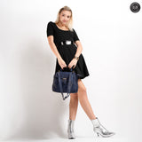 Borsa Camilla in pelle intrecciata