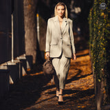 Borsa Camilla in pelle intrecciata