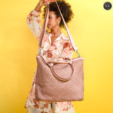 Borsa Tullia in pelle intrecciata