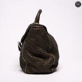 Borsa Camilla in pelle intrecciata