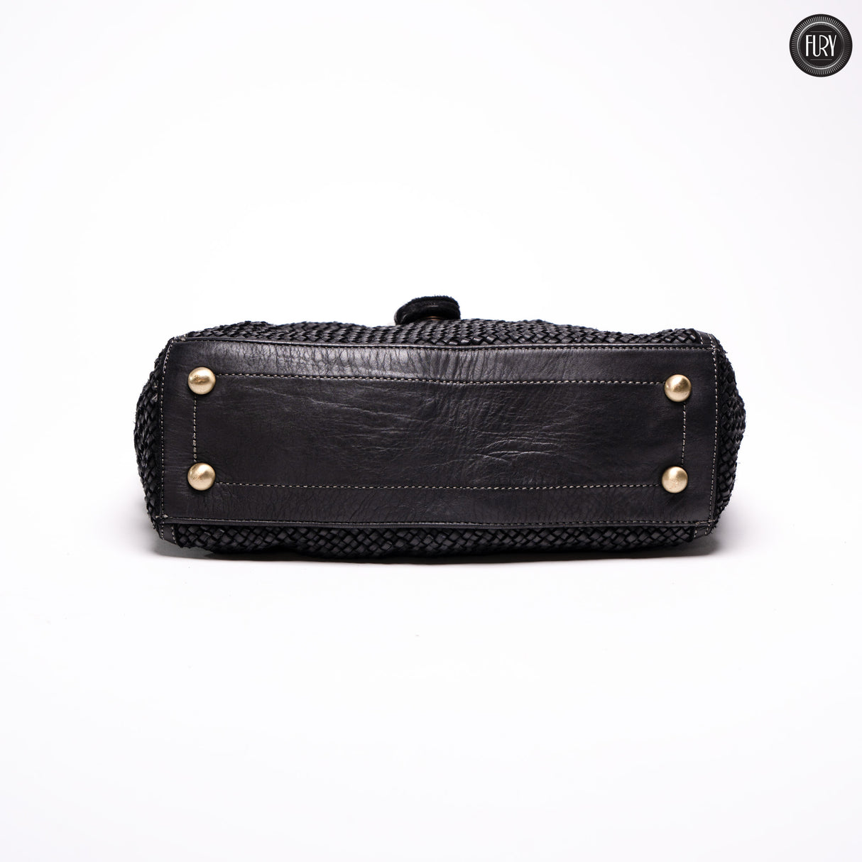 Borsa Camilla in pelle intrecciata