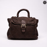 Borsa Camilla in pelle intrecciata
