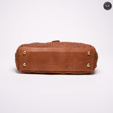 Borsa Camilla in pelle intrecciata