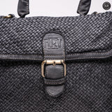 Borsa Camilla in pelle intrecciata