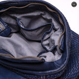 Borsa Camilla in pelle intrecciata