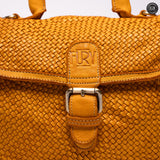 Borsa Camilla in pelle intrecciata