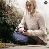 Borsetta Alba in pelle intrecciata