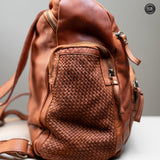 Zainetto Volterra in pelle intrecciata - Preordine