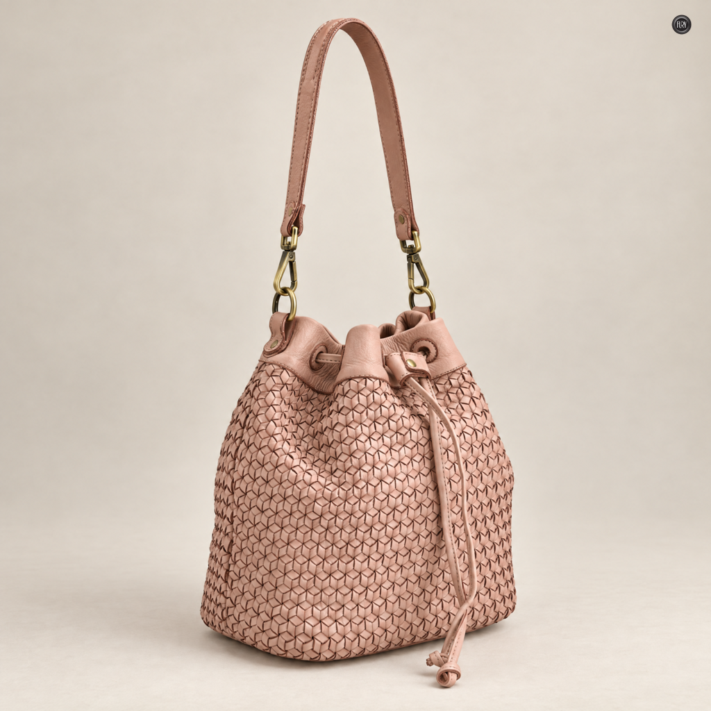 Borsa Tosca in pelle intrecciata