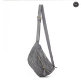 Marsupio Vana in pelle intrecciata