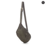 Marsupio Vana in pelle intrecciata