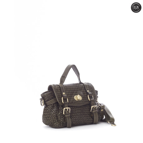 Borsetta Celia in pelle intrecciata