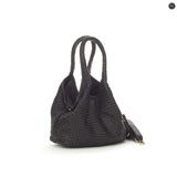 Borsa Nola in pelle intrecciata