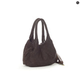 Borsa Nola in pelle intrecciata
