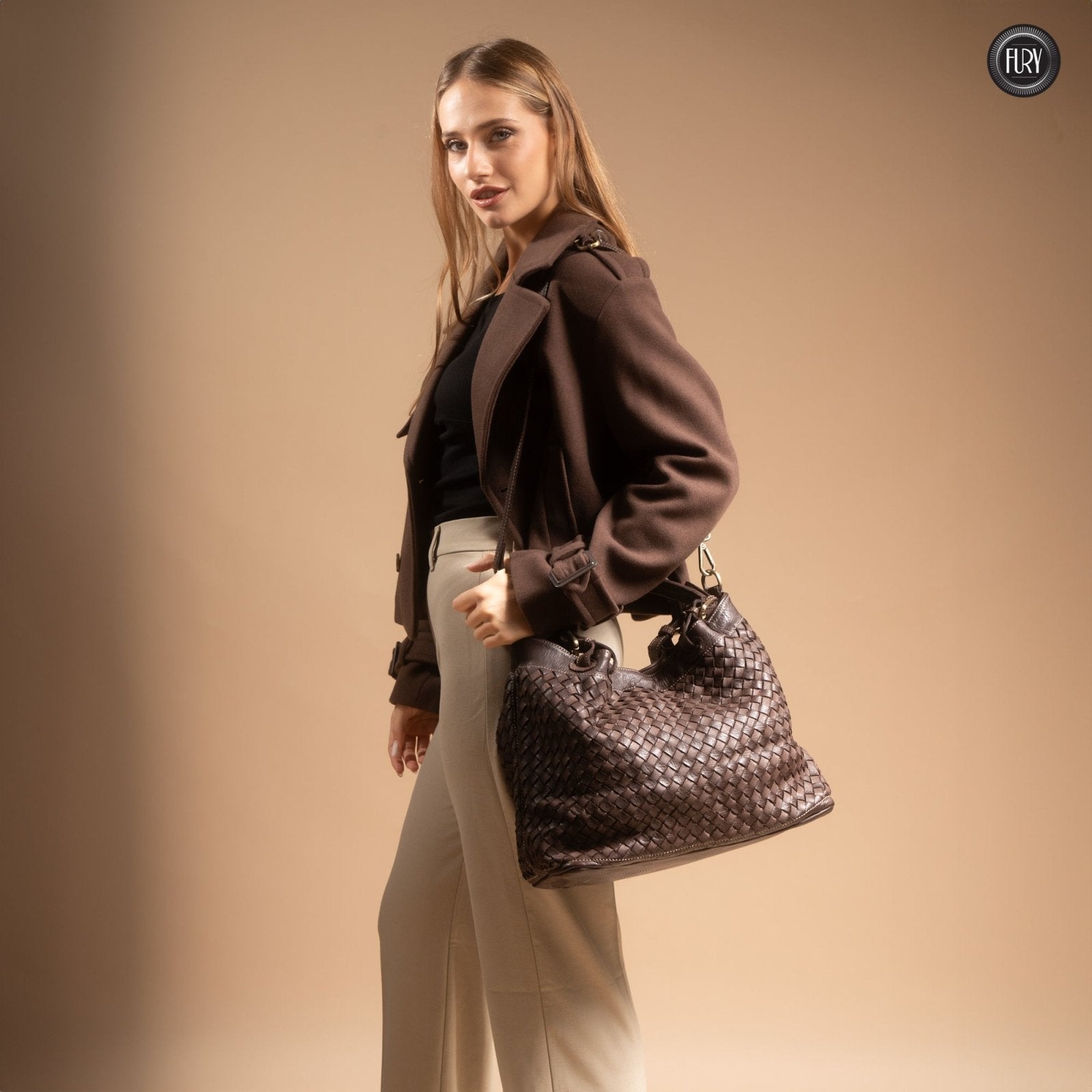 Borsa Caterina in pelle - Fury