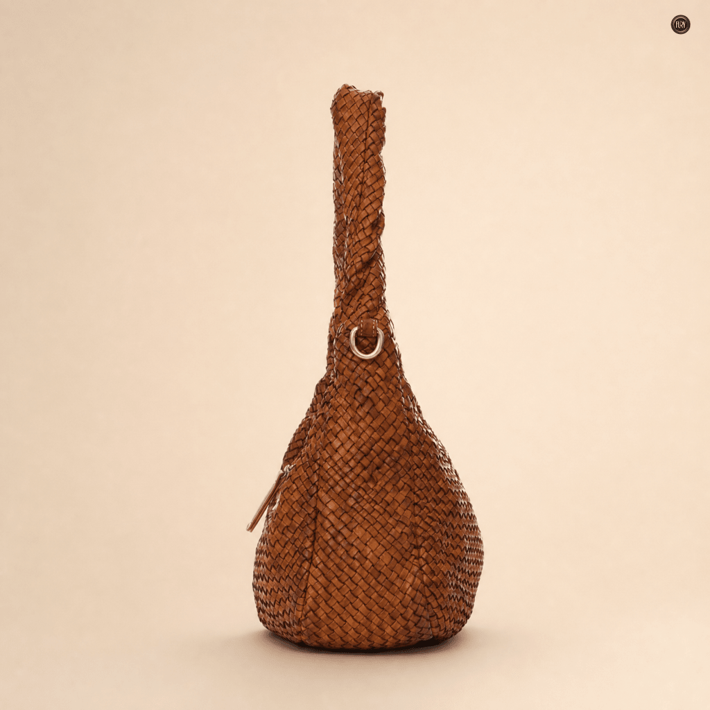 Borsa Elvira in pelle intrecciata - Fury