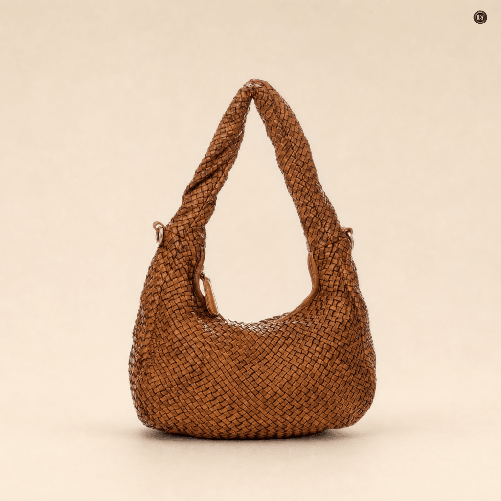 Borsa Elvira in pelle intrecciata - Fury