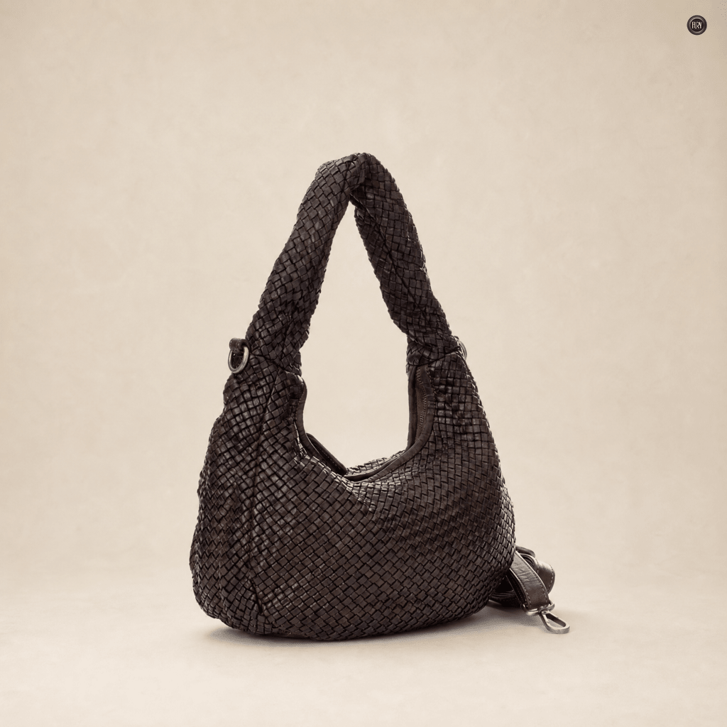 Borsa Elvira in pelle intrecciata - Fury