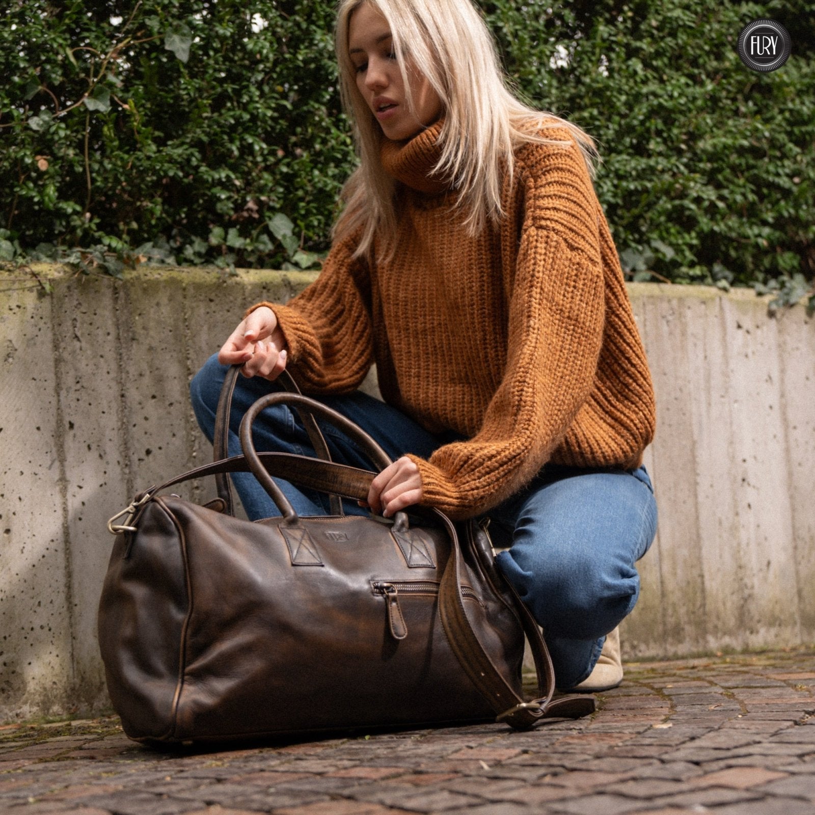 Borsa Heritage 24 in pelle - Edizione limitata - Fury