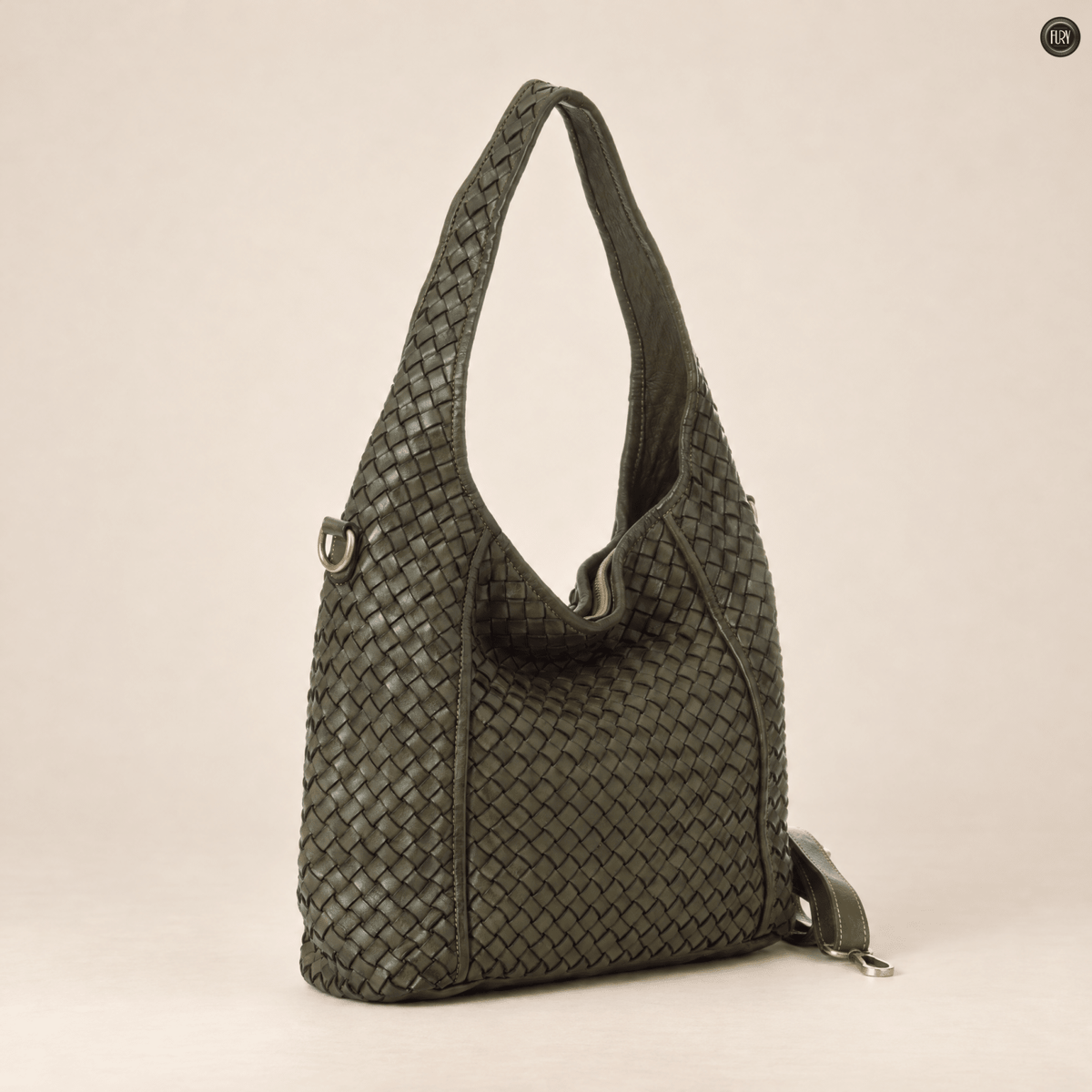 Borsa Leonia in pelle intrecciata - Fury