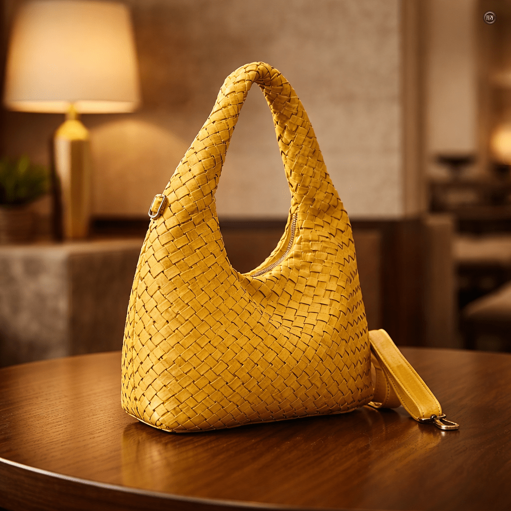 Borsa Livia in pelle intrecciata - Fury
