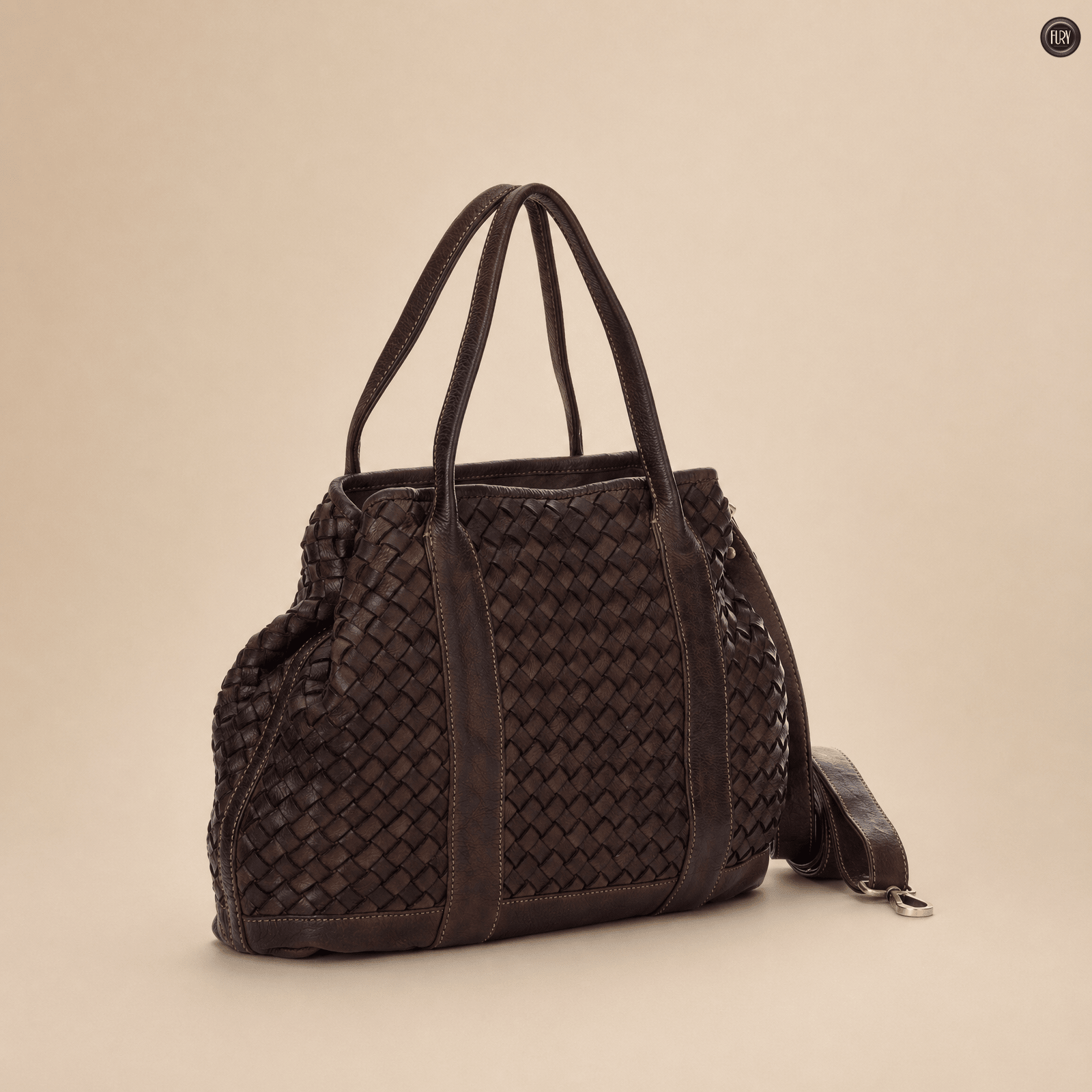 Borsa Matilde in pelle intrecciata - Fury
