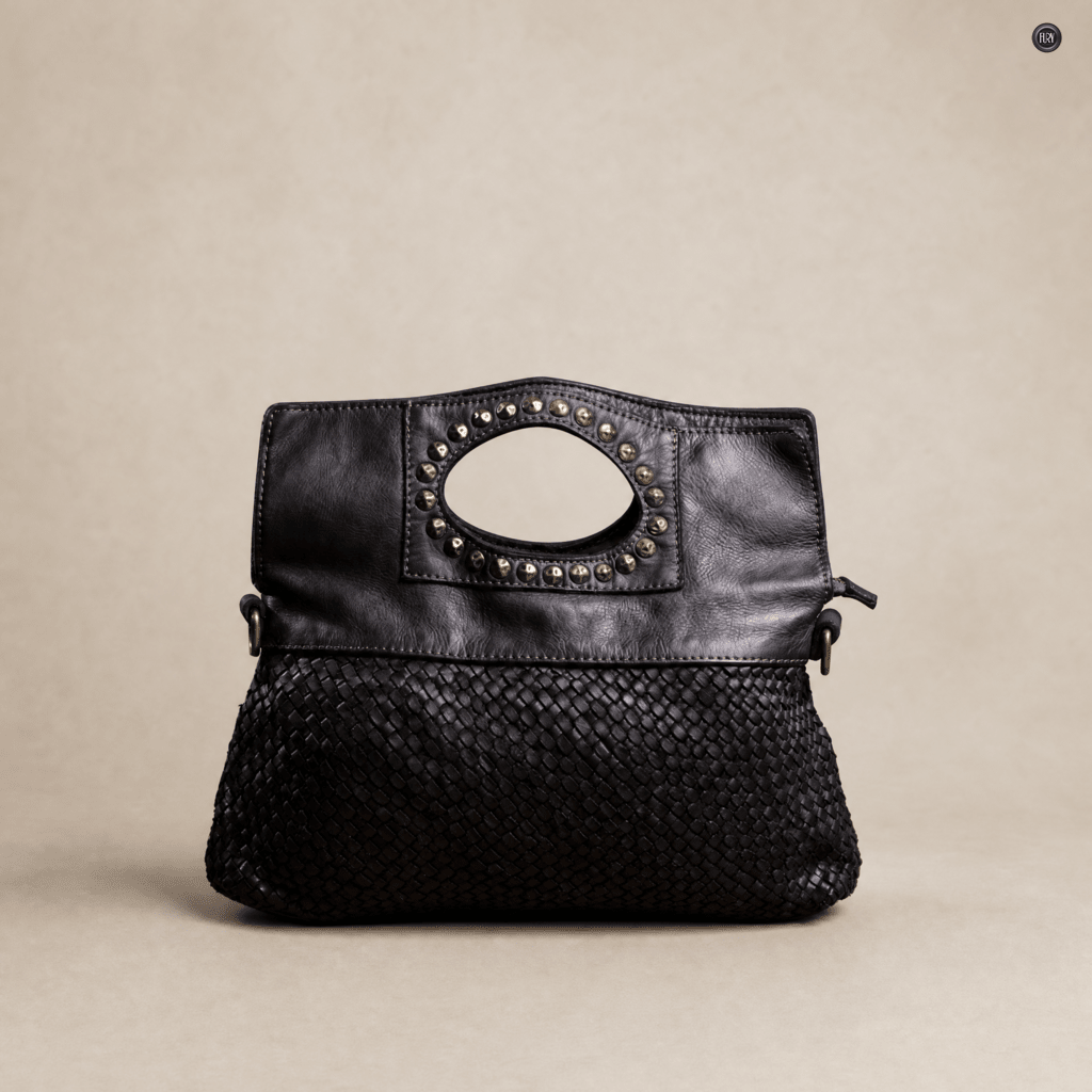 Borsa Noelia in pelle intrecciata - Fury