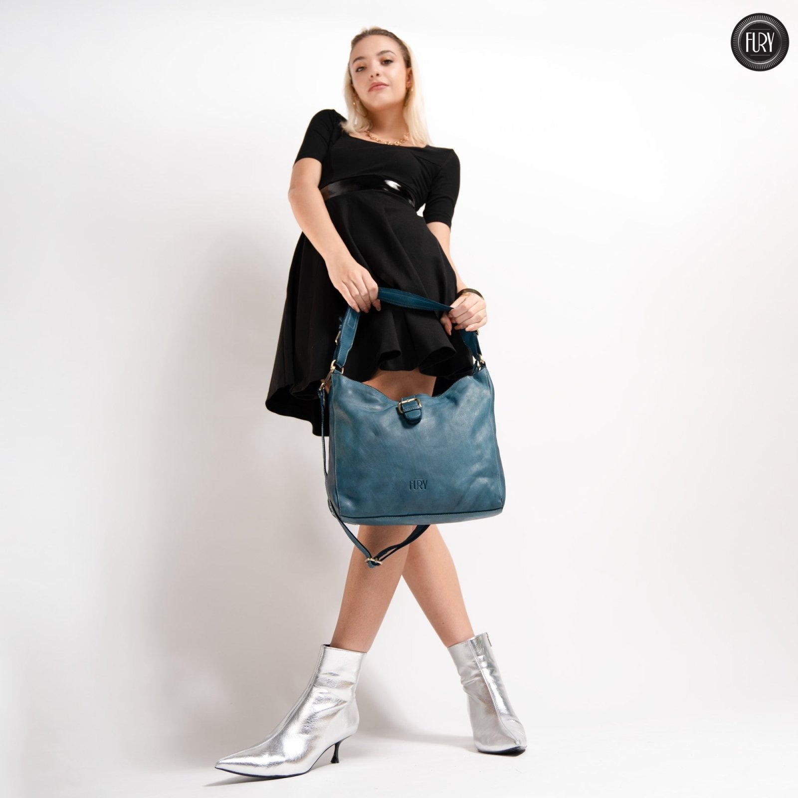 Borsa Sandy in pelle - Fury